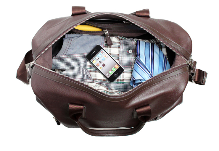 皮客优一P.kuone新款头层牛皮奢华大容量旅行