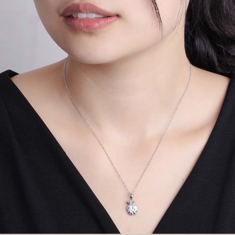 铂金pt950项链吊坠女性价比 老凤祥铂金项链p