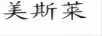 美斯萊