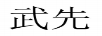 武先