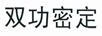雙功密定