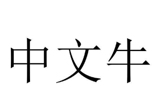 中文牛
