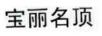 寶麗名頂