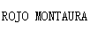 ROJO MONTAURA