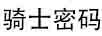 騎士密碼