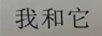 我和它