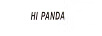HI PANDA