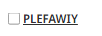 PLEFAWIY