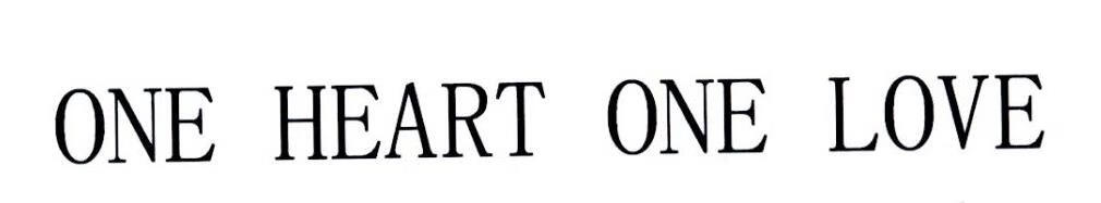 ONE HEART ONE LOVE