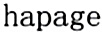 hapage