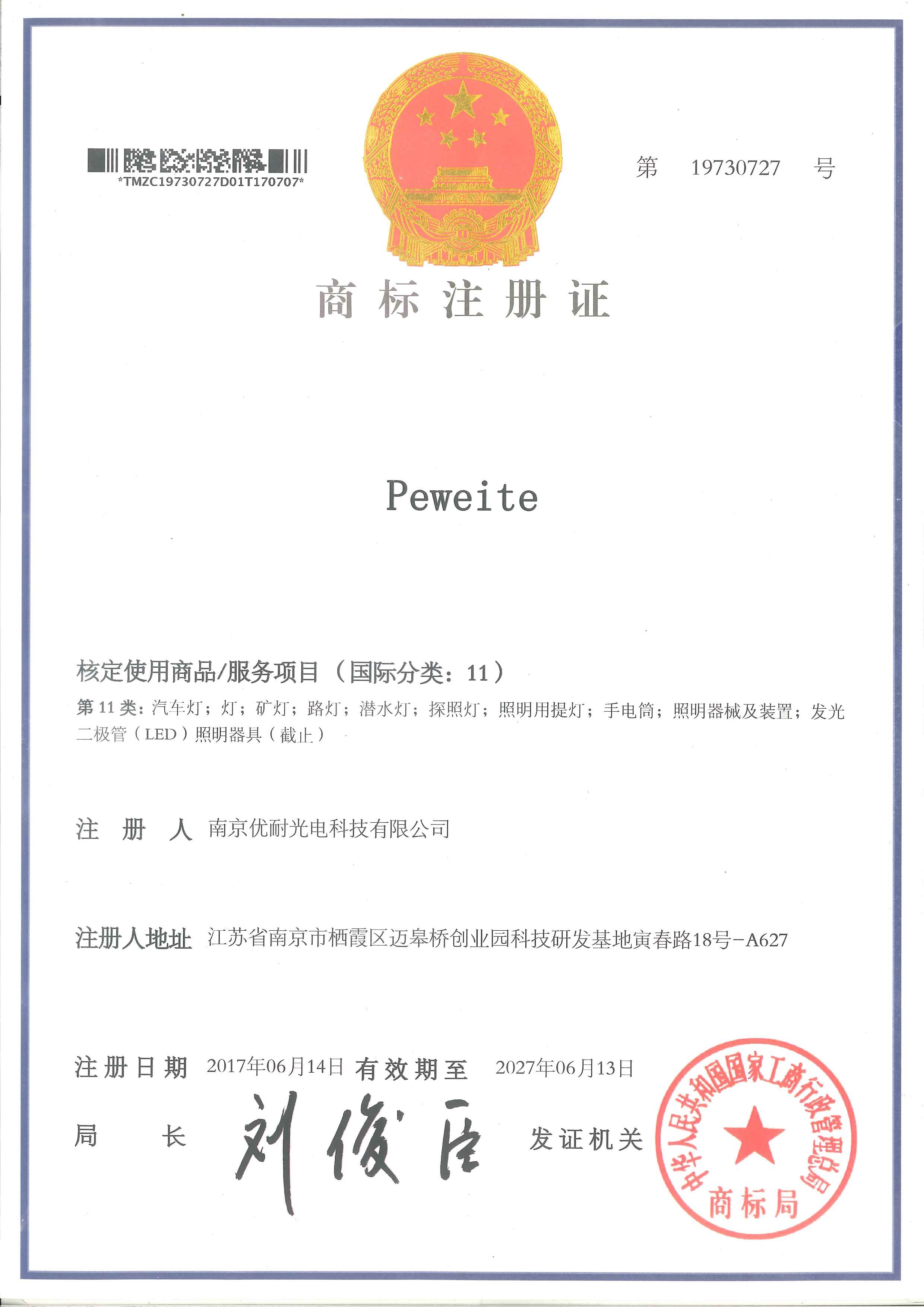 Peweite