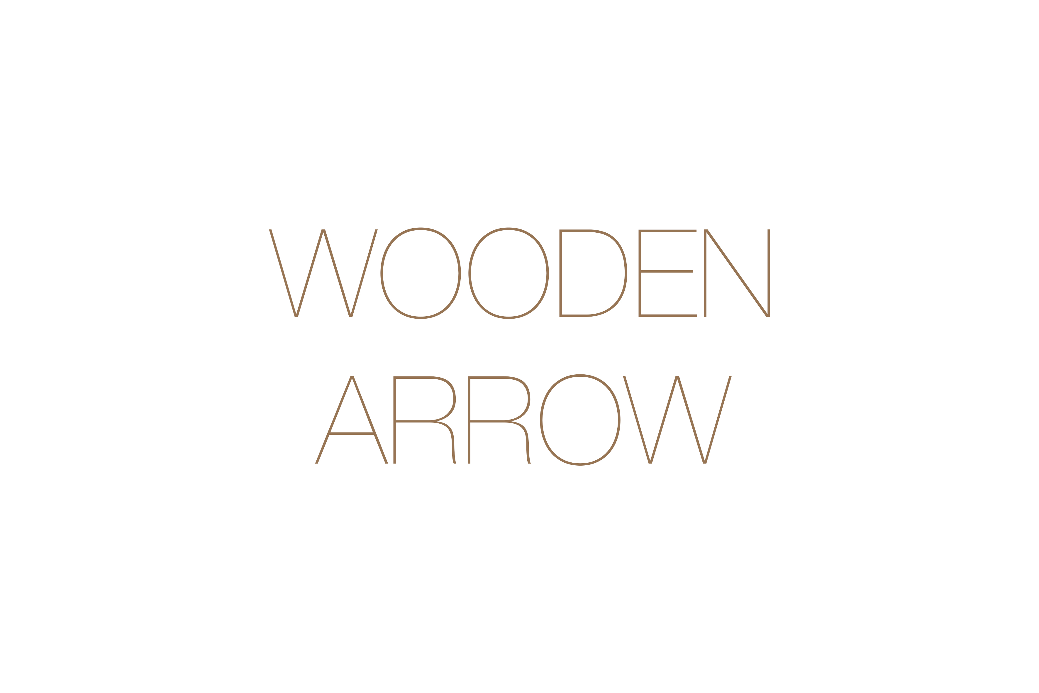 WOODEN ARROW