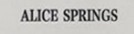 ALICE SPRINGS