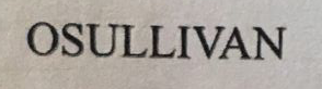OSULLIVAN