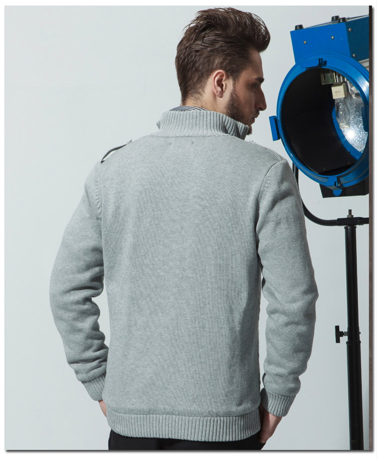 迈锐斯邦德新款<em>织</em>衫男 毛衣男 <em>开衫毛线</em>衣<em>男装</em>