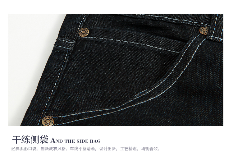 笛凡DF<em>男短裤</em> 可<em>货到付款</em> 休闲可卷边牛仔中裤