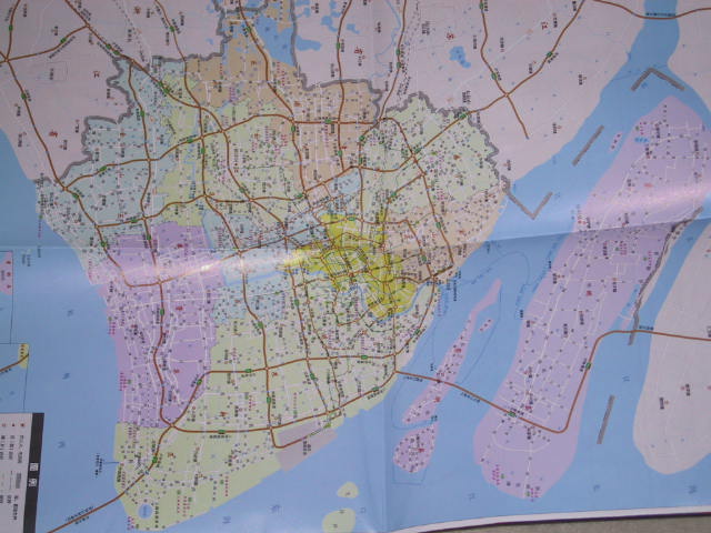 2012上海城区道路交通图:轨道交通换乘指南--