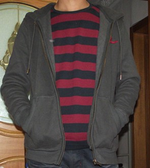 装新品立体绣花开衫卫衣11C205023 铁灰色 X