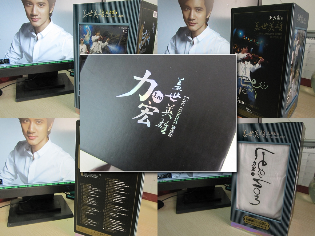 王力宏：蓋世英雄演唱會(huì )（2DVD9+2CD+寫(xiě)真書(shū)+時(shí)尚潮流T恤 限量精裝版） 曬單實(shí)拍圖