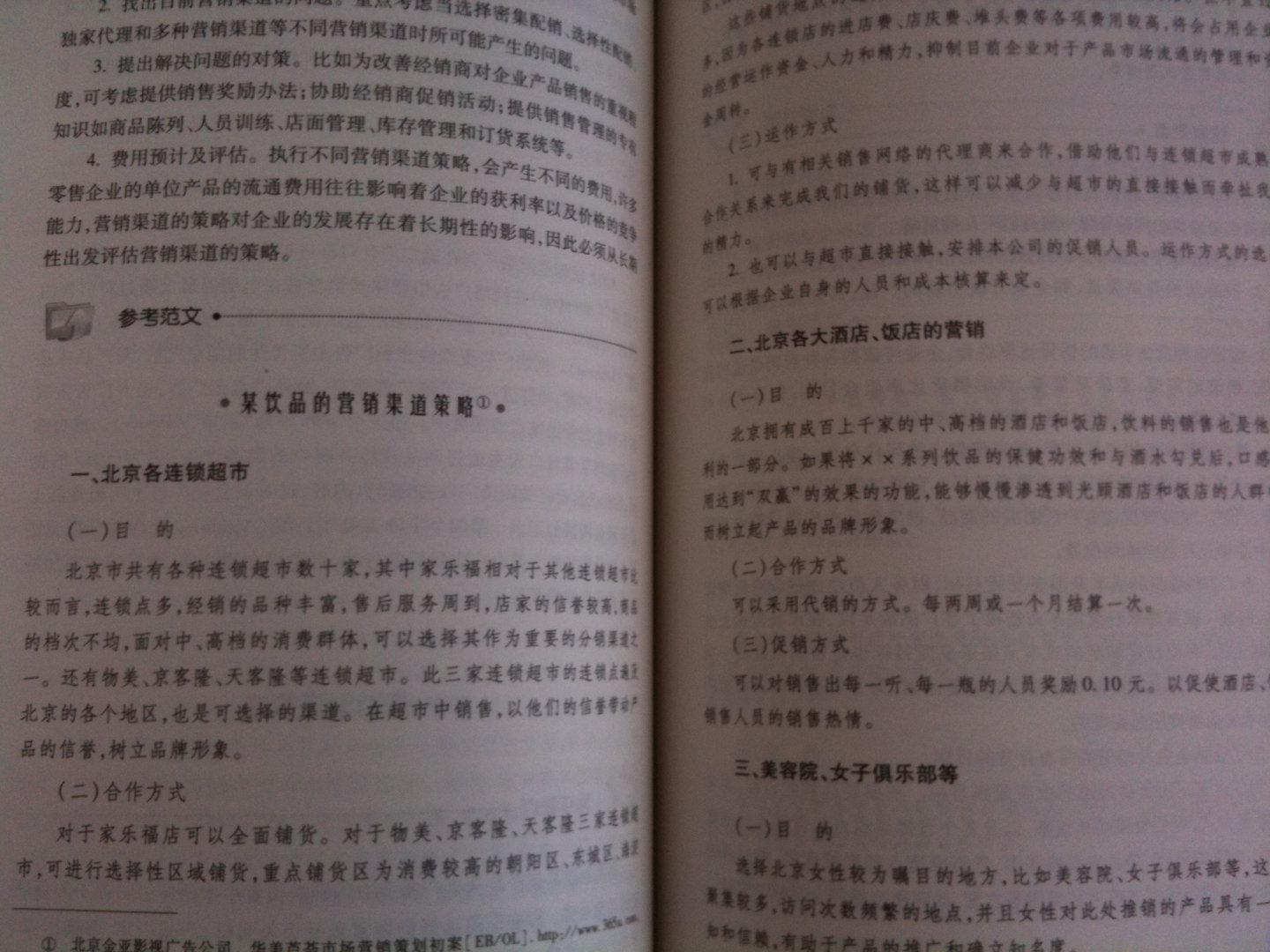 营销策划文案写作指要--内容范文对菜鸟也是挺