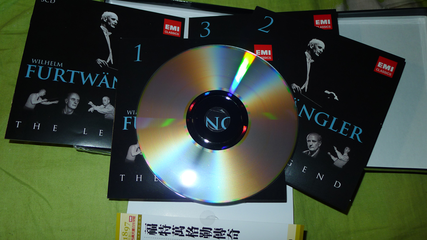 進(jìn)口CD 福特萬格勒傳奇（3CD） 曬單實(shí)拍圖