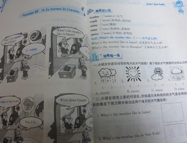 小学英语阅读理解天天练(1、2年级)--课外阅读