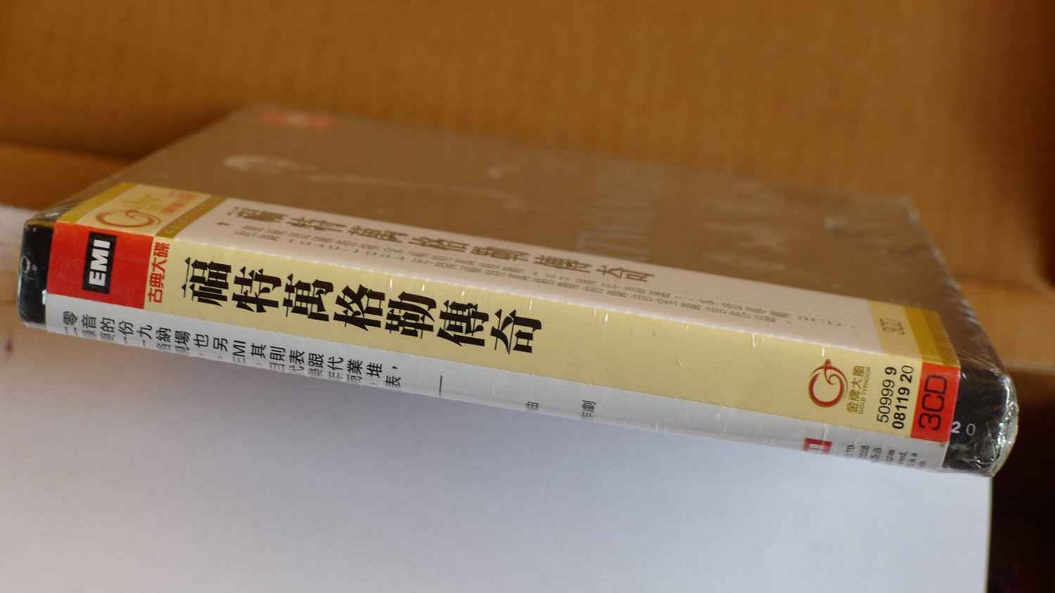 進(jìn)口CD 福特萬格勒傳奇（3CD） 曬單實(shí)拍圖