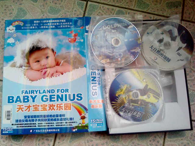 天才寶寶歡樂(lè )園（15DVD）（豪華珍藏版）（京東專(zhuān)賣(mài)） 曬單實(shí)拍圖