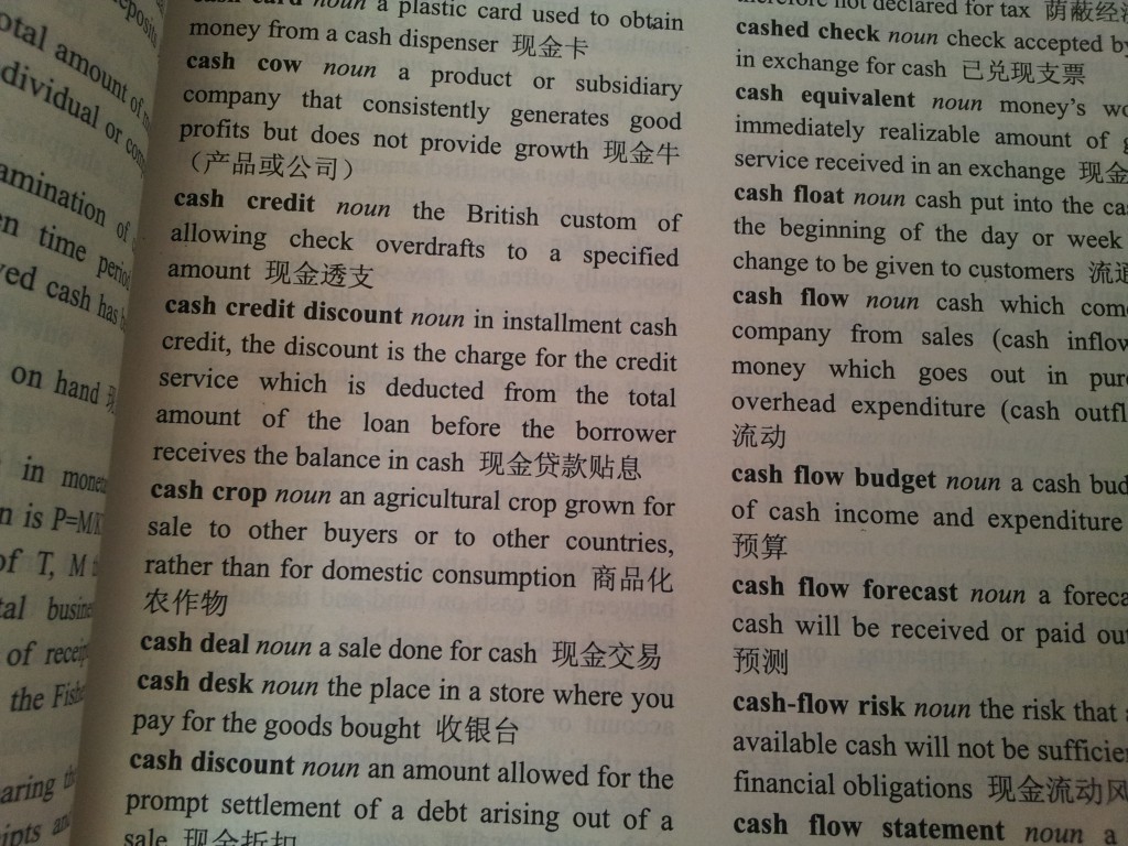 英漢雙解財經(jīng)詞典：英漢雙解會計詞典 曬單實拍圖