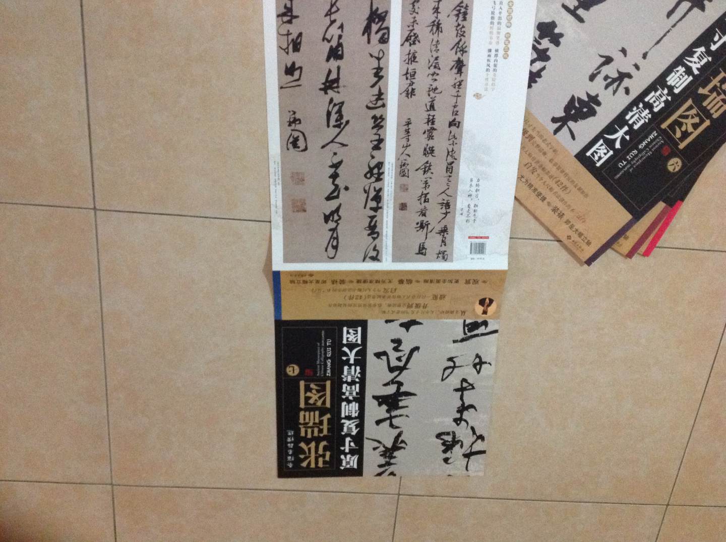 條幅名品精選·原寸復(fù)制高清大圖：張瑞圖（7） 曬單實拍圖