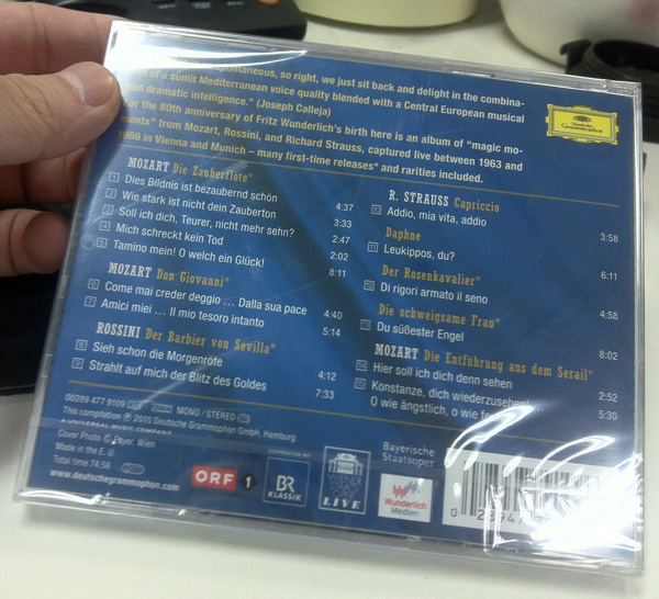 進(jìn)口CD 翁德里希演唱會(huì )精選（CD） 曬單實(shí)拍圖