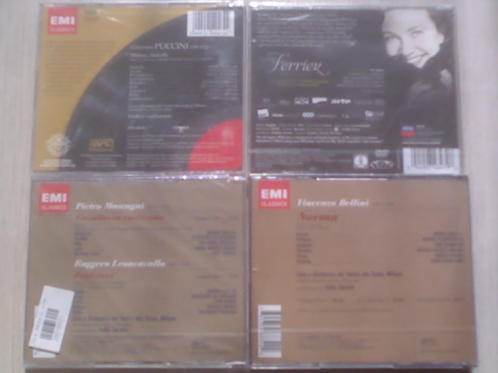 進(jìn)口CD 萊翁卡瓦洛：丑角（2CD） 曬單實(shí)拍圖
