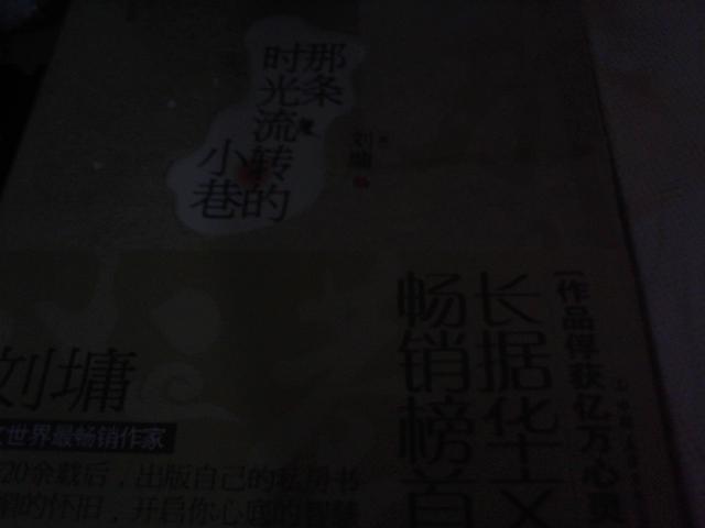 那條時光流轉(zhuǎn)的小巷 曬單實拍圖