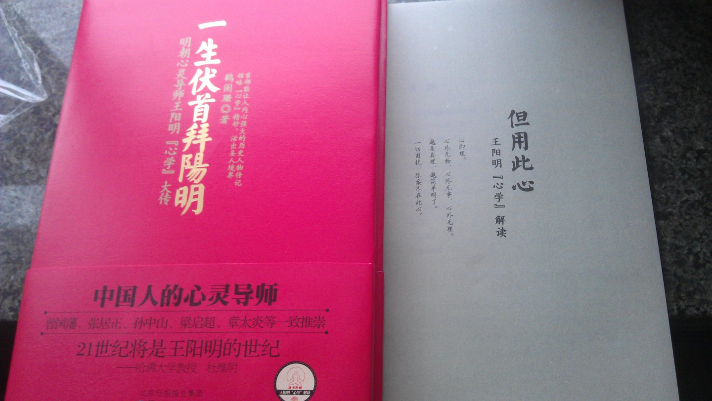 一生伏首拜陽(yáng)明：明朝心靈導師王陽(yáng)明“心學(xué)”大傳 曬單實(shí)拍圖