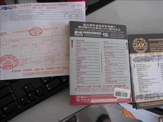 24K德國HD金碟2CD系列：2011十大發(fā)燒名聲（終極靚聲）（2CD） 曬單實拍圖