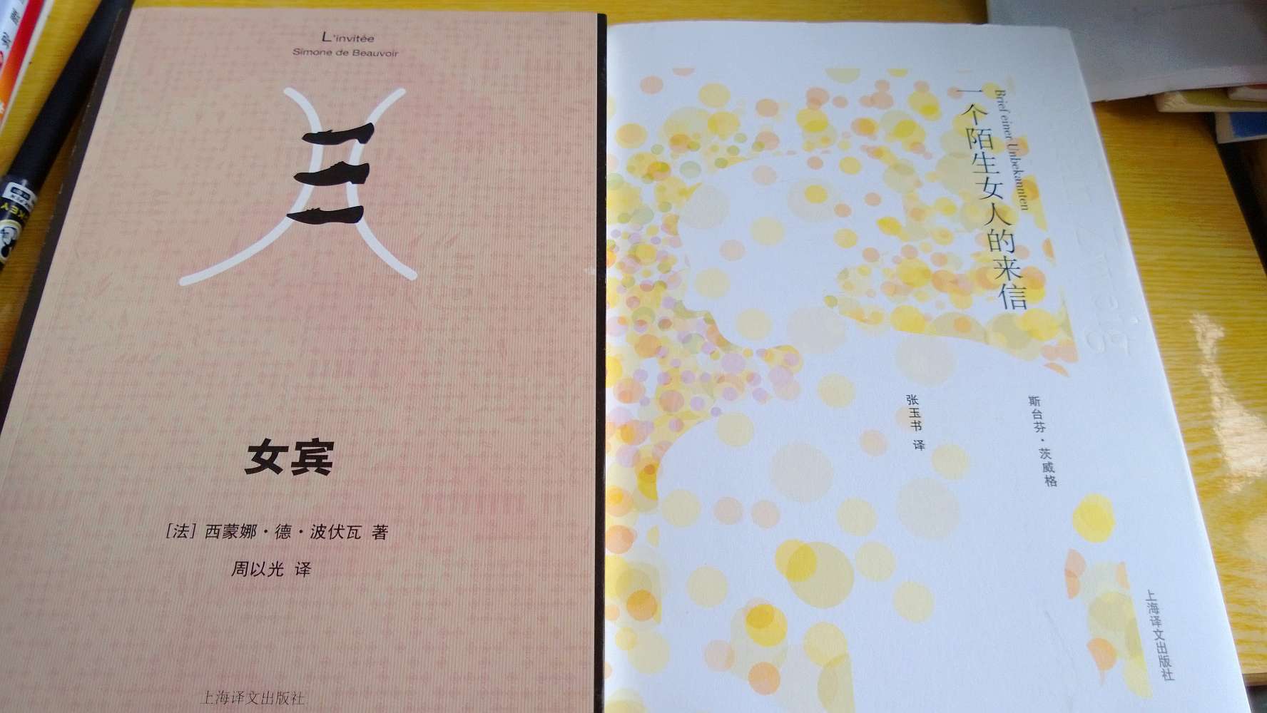 一個(gè)陌生女人的來(lái)信 曬單實(shí)拍圖