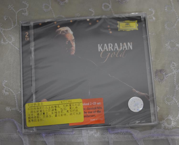 進(jìn)口CD 卡拉揚(yáng)金曲（2CD） 曬單實(shí)拍圖