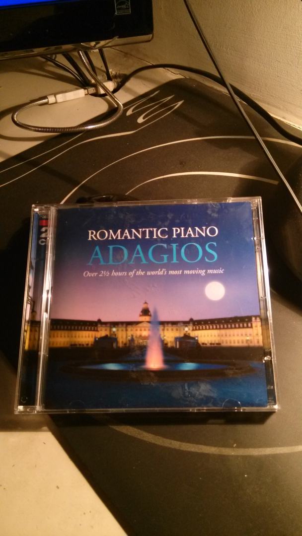 進(jìn)口CD 浪漫鋼琴柔板集（CD） 曬單實(shí)拍圖