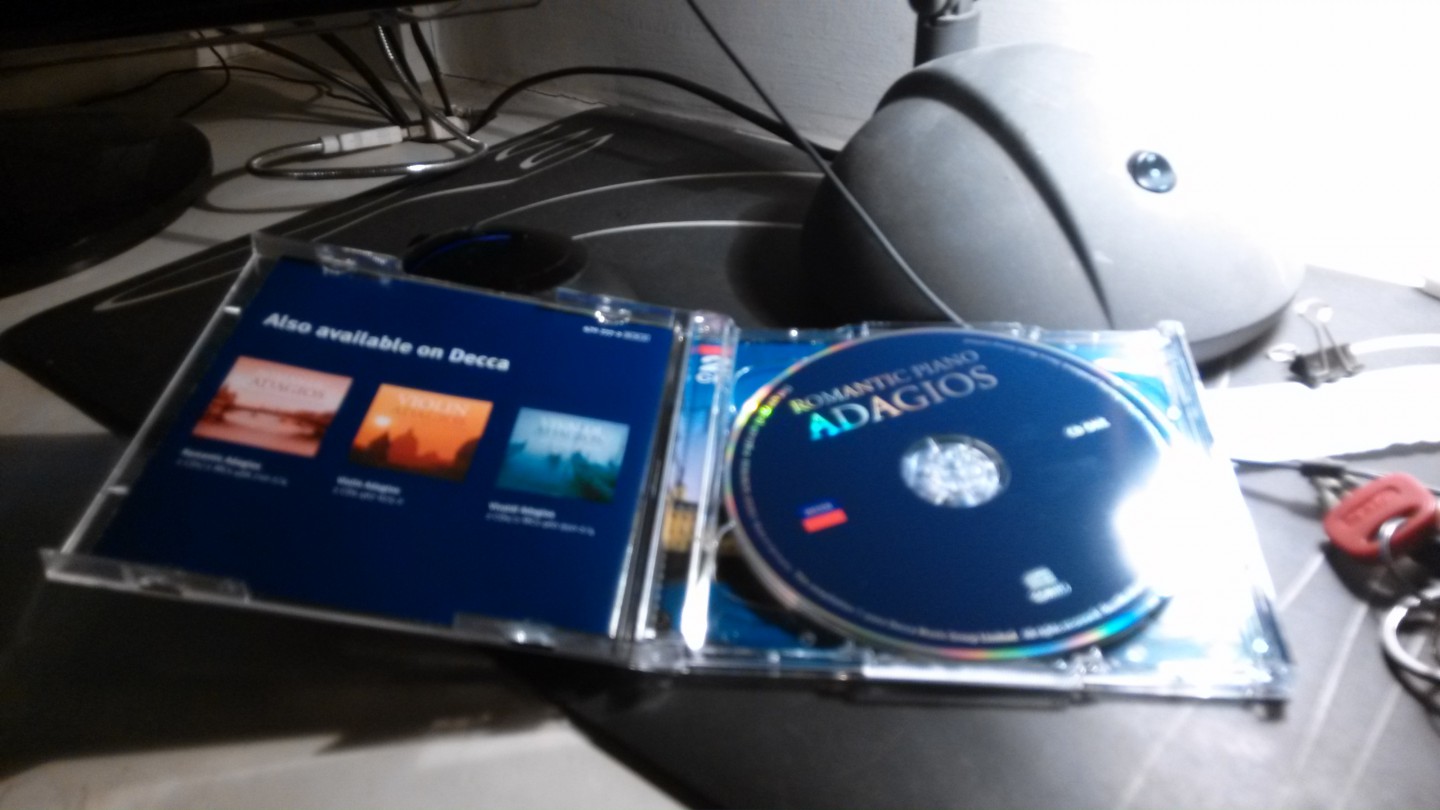 進(jìn)口CD 浪漫鋼琴柔板集（CD） 曬單實(shí)拍圖