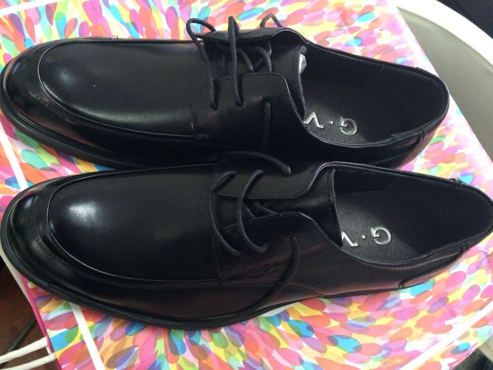 THEMUS男士牛皮鞋英倫皮鞋系帶雕花商務(wù)休閑正裝鞋6A03-18 黑色 38 曬單實(shí)拍圖