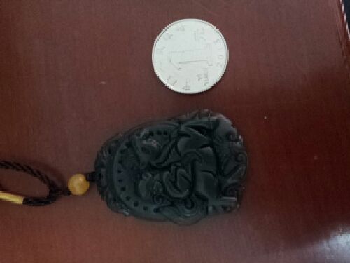 潤藝 和田玉青玉馬上封侯吊墜 玉石生肖馬掛件項鏈 曬單實(shí)拍圖