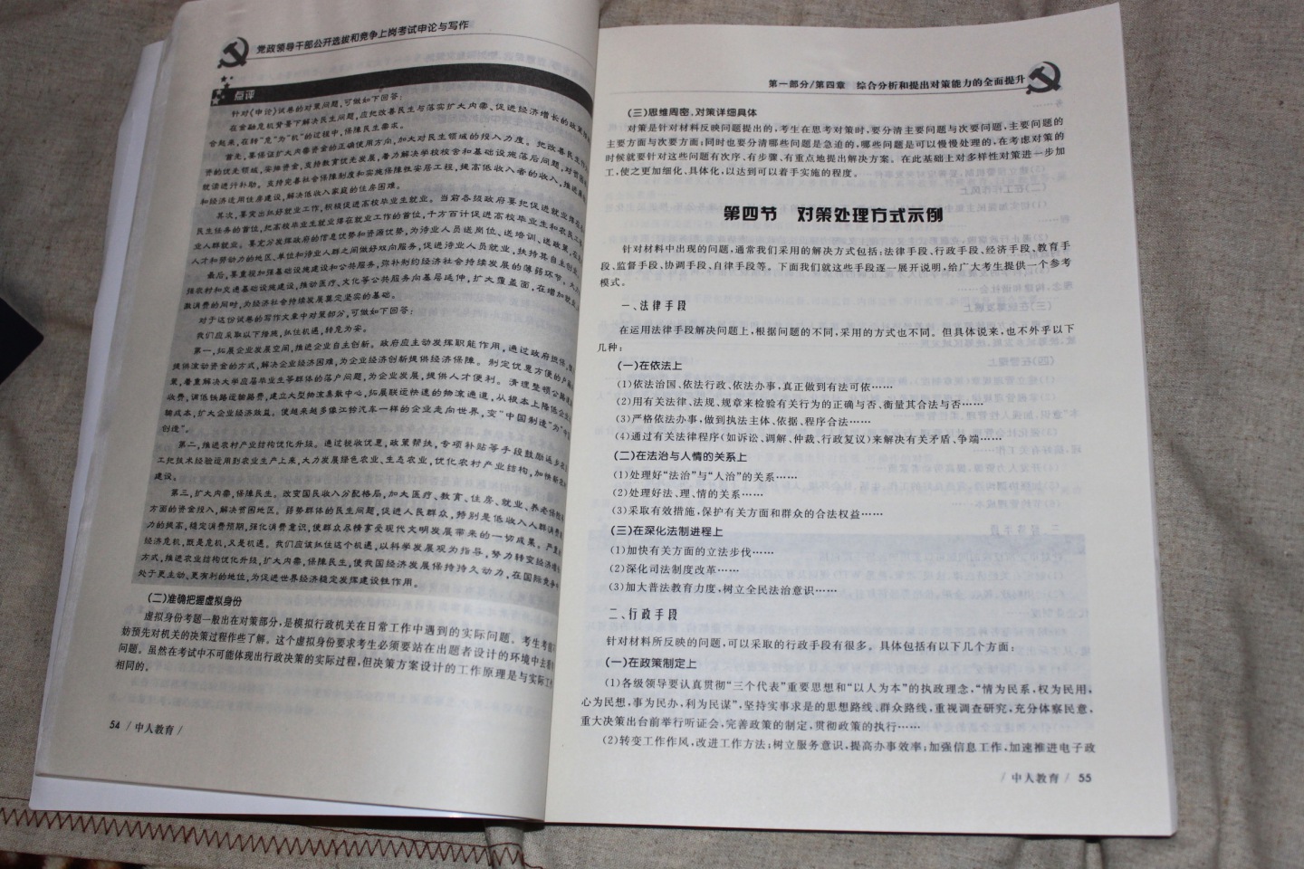 黨政領(lǐng)導干部公開(kāi)選拔和競爭上崗考試：申論與寫(xiě)作（2013版） 曬單實(shí)拍圖