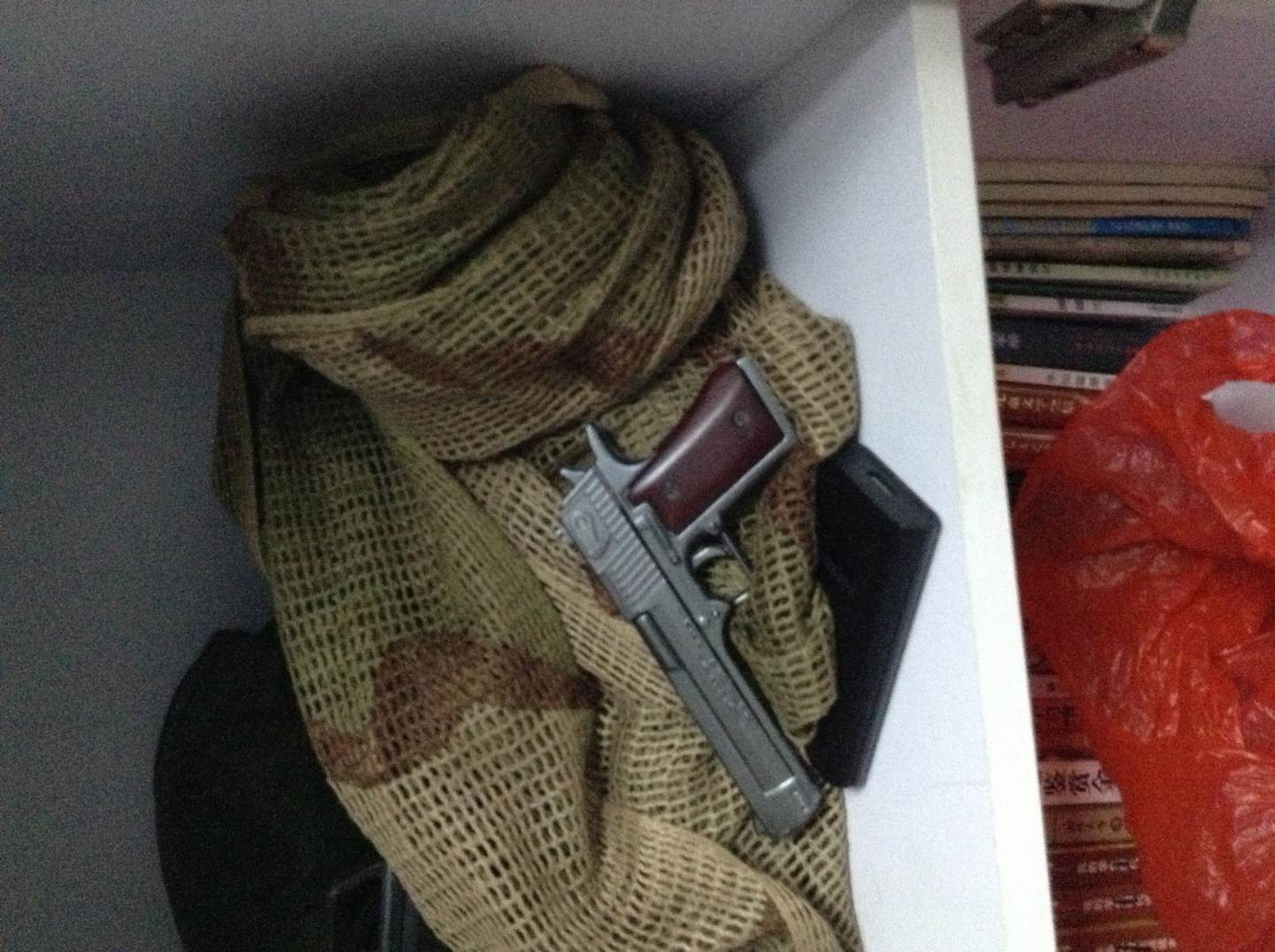 名鵬（Mingpeng）戶(hù)外偽裝網(wǎng)隱形布網(wǎng)狀圍巾用品裝備 B款 曬單實(shí)拍圖