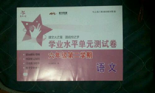 交大之星：語(yǔ)文學(xué)業(yè)水平單元測試卷（6年級第2學(xué)期） 曬單實(shí)拍圖