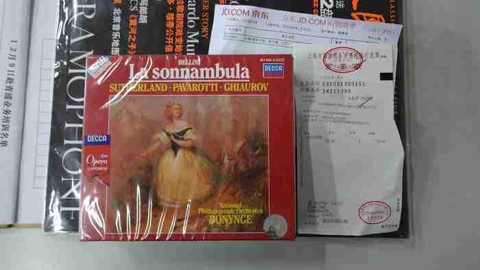 進(jìn)口CD 貝利尼：夢(mèng)游女（2CD） 曬單實(shí)拍圖