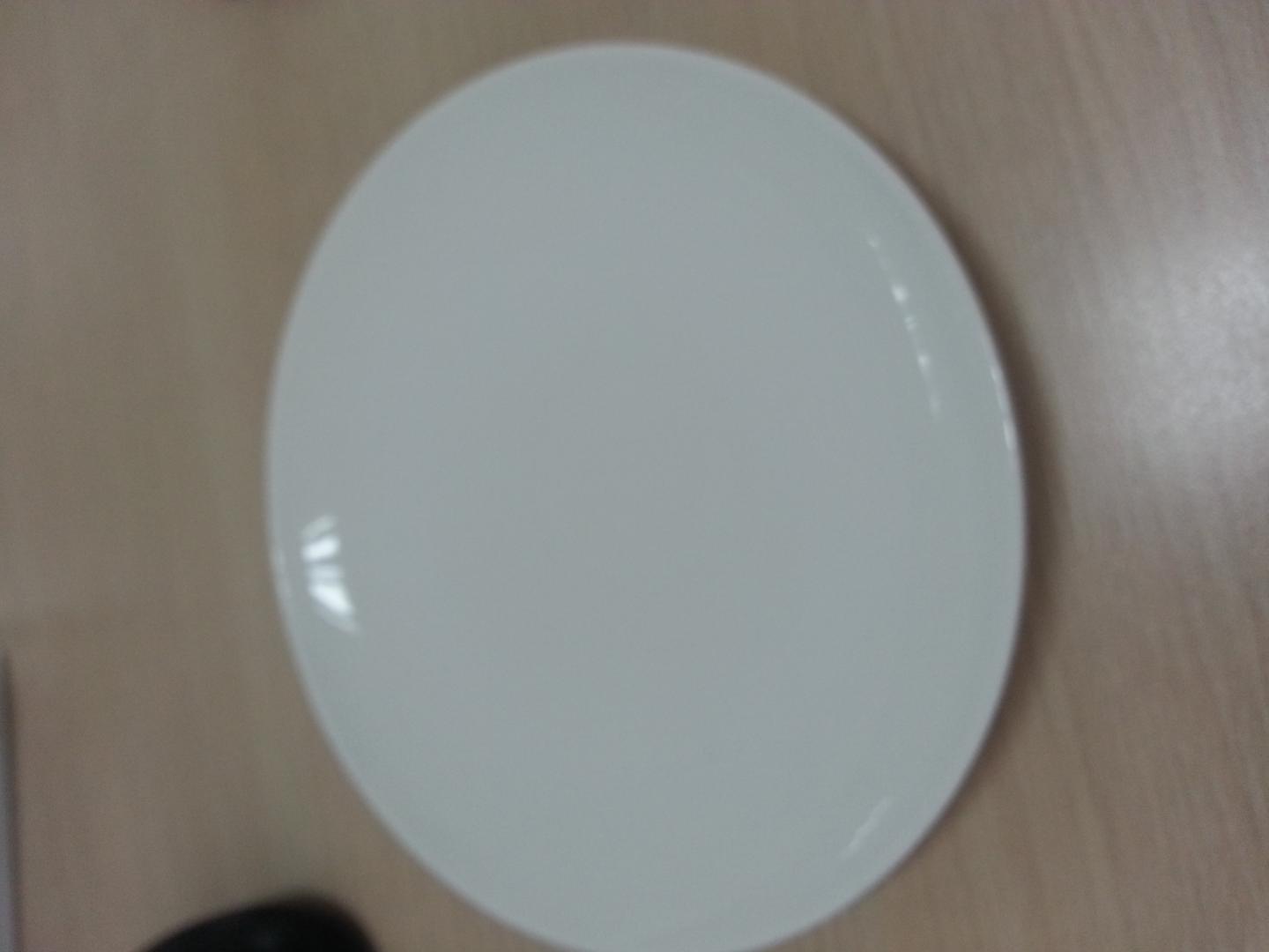 瓷航（CiH） 瓷航家居淺盤陶瓷餐具瓷器圓形淺式盤純白色盤子圓平盤牛排盤 7英寸 曬單實(shí)拍圖