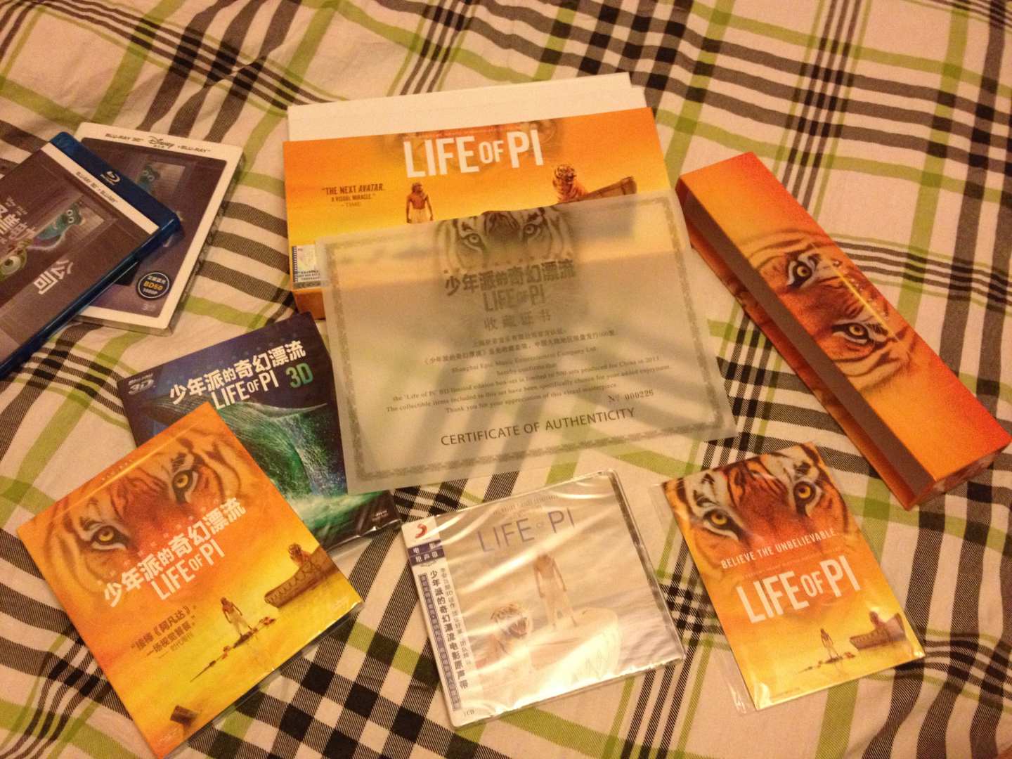少年派的奇幻漂流（3D+2D藍光豪華收藏套裝）（藍光碟2BD50+CD） 曬單實(shí)拍圖