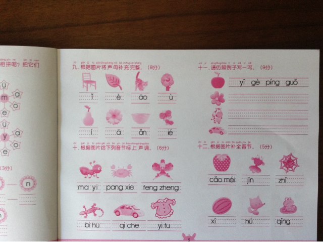入學(xué)準備專(zhuān)項練習：拼音300題 曬單實(shí)拍圖