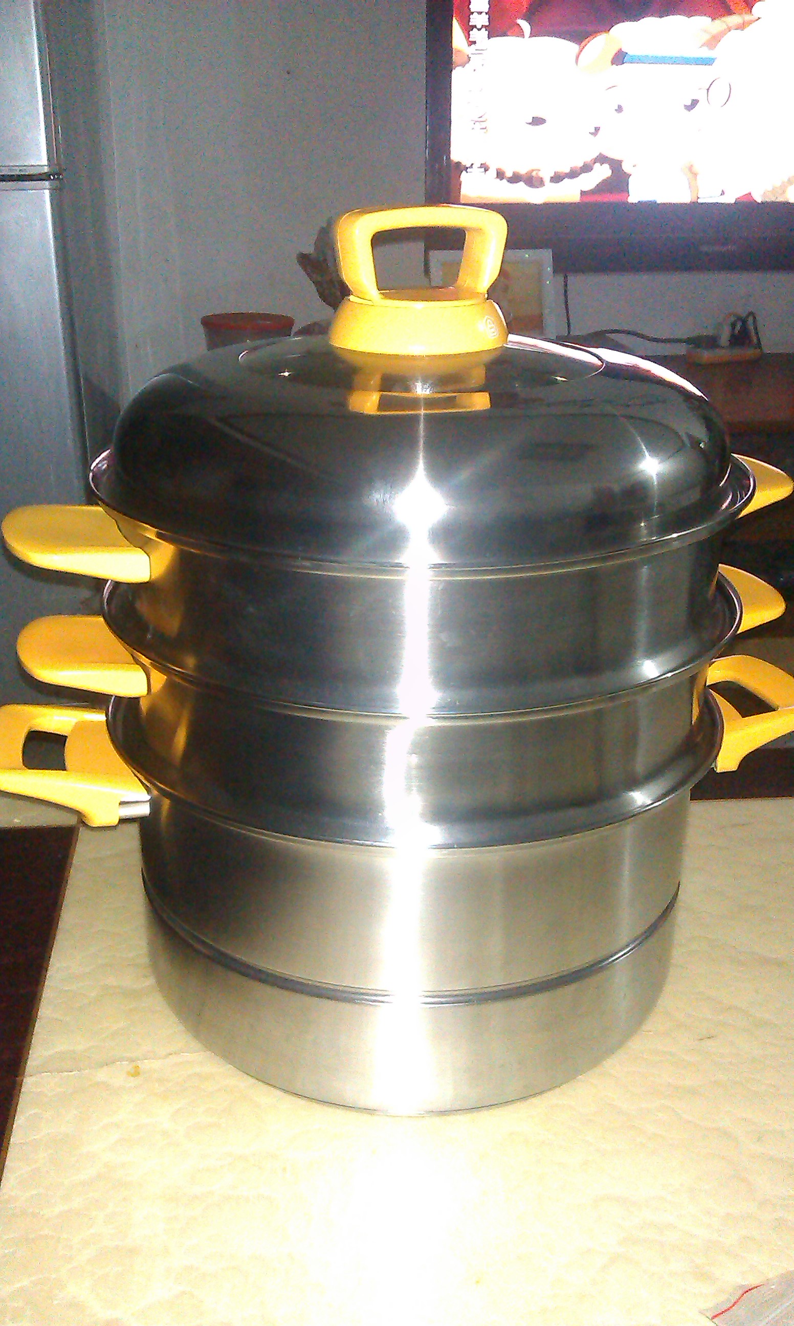 愛(ài)仕達（ASD）蒸鍋兩層24cm多功能不粘湯鍋帶蒸籠電磁爐燃氣通用ZL24A1WG 曬單實(shí)拍圖