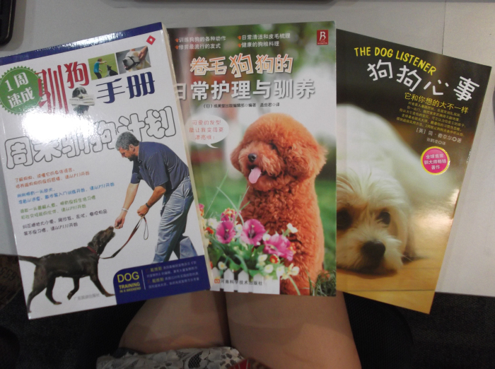 一口气买了好几本经济类和狗狗书籍。每一本儿都相当有质量。有塑封、比较适合初学者。准备今晚拿我家逗儿实验实验~~好好调教调教他~~蛤蛤。
